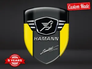 Hamann Logo Silicone Auto Max Resistente Elegante Pro